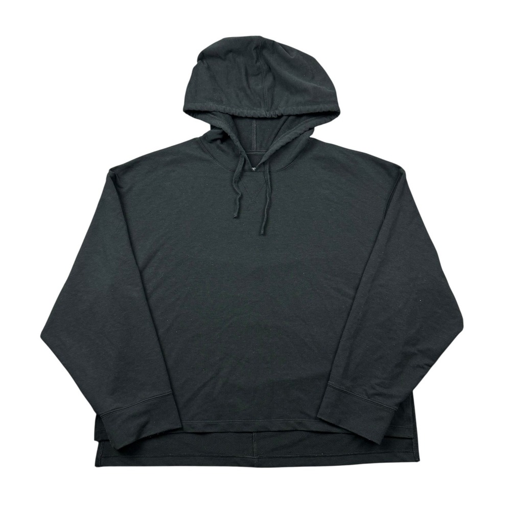 Nike Yoga Hoodie Women Medium Black Pullover Sweatshirt DriFit Stretch Loose Fit